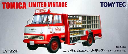 日産 3.5t トラック ルートカー (コカ･コーラ) ミニカー (トミーテック トミカリミテッド ヴィンテージ No.LV-092a) 商品画像