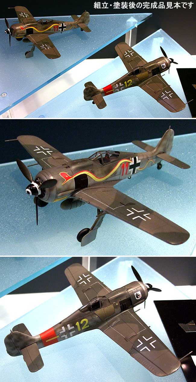 フォッケウルフ Fw190A-8 コンボ (2機セット) プラモデル (ハセガワ 1/72 飛行機 限定生産 No.01904) 商品画像_3