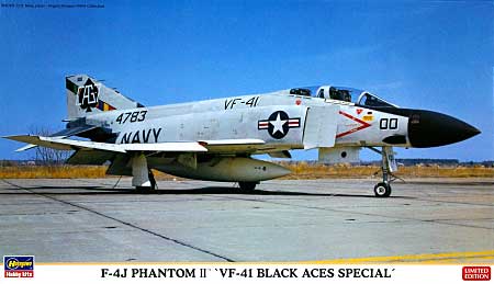 F-4J ファントム 2 VF-41 ブラックエーセス スペシャル プラモデル (ハセガワ 1/72 飛行機 限定生産 No.01905) 商品画像