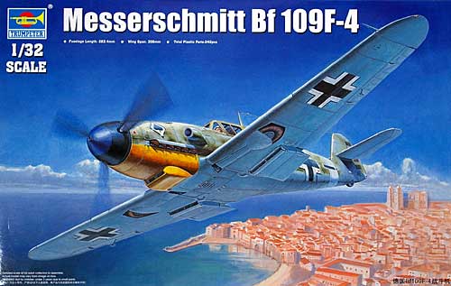 メッサーシュミット Bf109F-4 プラモデル (トランペッター 1/32 エアクラフトシリーズ No.02292) 商品画像