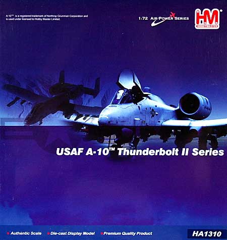 A-10A サンダーボルト アッサム・ドラギンズ 完成品 (ホビーマスター 1/72 エアパワー シリーズ （ジェット） No.HA1310) 商品画像