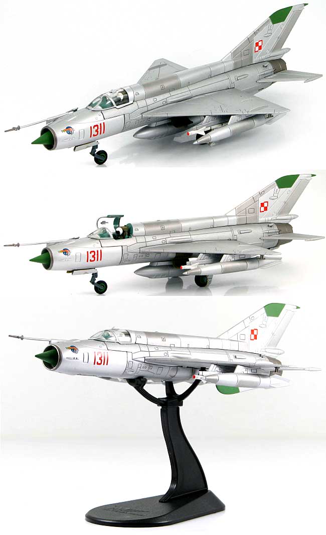 MiG-21R ポーランド空軍 第32戦術偵察部隊 1993年 完成品 (ホビーマスター 1/72 エアパワー シリーズ （ジェット） No.HA0145) 商品画像_2