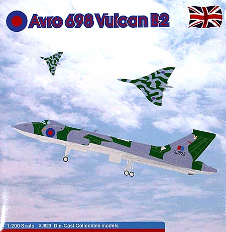 アブロ 698 バルカン B2 イギリス空軍 50SQ XJ823 完成品 (アブロモデルズ ダイキャスト製 エアプレーンモデル No.AVRO002) 商品画像