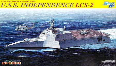 現用アメリカ海軍 沿海域戦闘艦 インディペンデンス LCS-2 プラモデル (サイバーホビー 1/700 Modern Sea Power Series No.7092) 商品画像