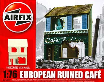ヨーロッパの廃墟のカフェ プラモデル (エアフィックス 1/76 AFV No.A75002) 商品画像