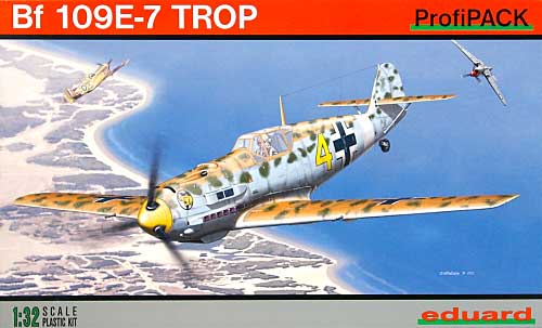 メッサーシュミット Bf109E-7 Trop プラモデル (エデュアルド 1/32 エアクラフトキット オレンジライン No.3004) 商品画像