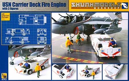アメリカ海軍 MD-3 艦上消防車 プラモデル (スカンクモデル 1/48 プラスチックモデルキット No.48007) 商品画像