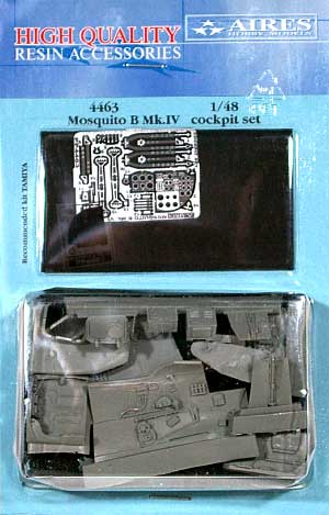 D.H モスキート B. Mk.4用 コクピットセット レジン (アイリス 1/48 航空機アクセサリー No.4463) 商品画像