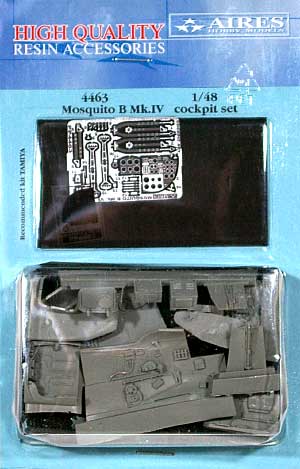 D.H モスキート B. Mk.4用 コクピットセット レジン (アイリス 1/48 航空機アクセサリー No.4463) 商品画像