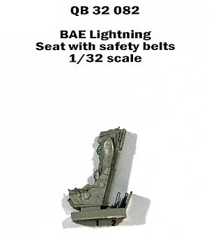 BAE ライトニング用 イジェクションシート レジン (クイックブースト 1/32 レジンパーツ No.QB32-082) 商品画像