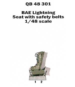 BAE ライトニング用 イジェクションシート レジン (クイックブースト 1/48 レジンパーツ No.QB48-301) 商品画像