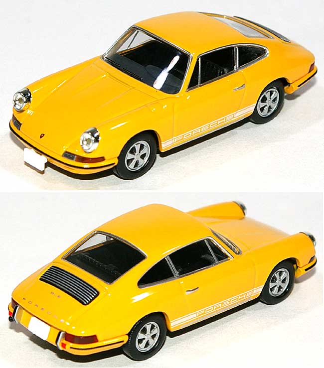 ポルシェ 911S (1968年式) (黄) ミニカー (トミーテック トミカリミテッド ヴィンテージ No.LV-086b) 商品画像_1