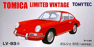 ポルシェ 912 (1965年式) (赤) ミニカー (トミーテック トミカリミテッド ヴィンテージ No.LV-093a) 商品画像