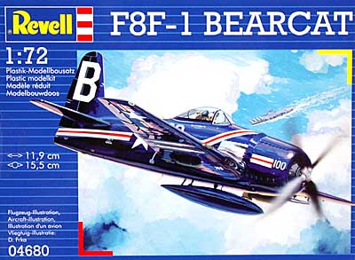 F8F-1 ベアキャット プラモデル (レベル 1/72 Aircraft No.04680) 商品画像