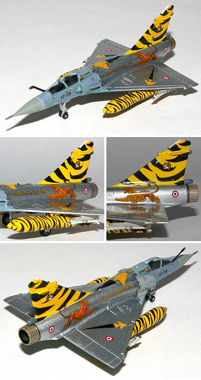 ミラージュ 2000C フランス空軍 第12戦闘航空団 第1戦闘飛行隊 タイガーミート 2007 完成品 (ホーガンウイングス M-SERIES No.6955) 商品画像_1