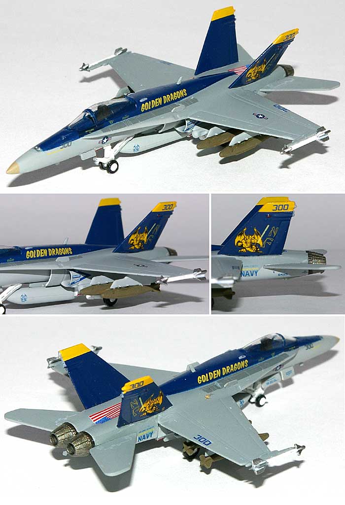 F/A-18C ホーネット VFA-192 ゴールデンドラゴンズ NF300 完成品 (ホーガンウイングス M-SERIES No.7150) 商品画像_1