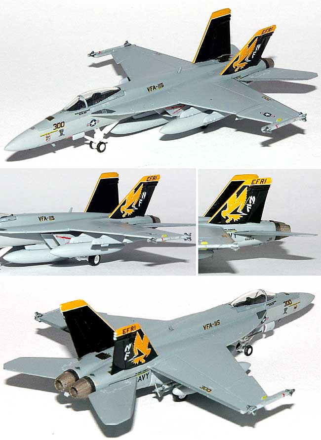 F/A-18E スーパーホーネット VFA-115 イーグルス NF200 CAGバード 2009 (ハイビジ) 完成品 (ホーガンウイングス M-SERIES No.7174) 商品画像_1