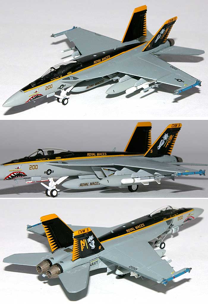 F/A-18E スーパーホーネット VFA-27 ロイヤルメイセス NF200 2009 完成品 (ホーガンウイングス M-SERIES No.7143) 商品画像_1