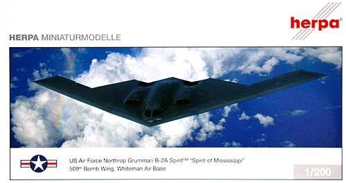 B-2A スピリット アメリカ空軍 第509爆撃航空団 Spirit of Mississippi 完成品 (ヘルパ herpa Wings （ヘルパ ウイングス） No.553506) 商品画像
