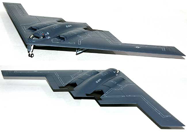 B-2A スピリット アメリカ空軍 第509爆撃航空団 Spirit of Mississippi 完成品 (ヘルパ herpa Wings （ヘルパ ウイングス） No.553506) 商品画像_3