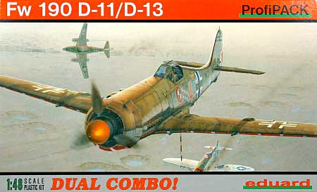 フォッケウルフ Fw-190D11/D13 コンボキット プラモデル (エデュアルド 1/48 プロフィパック No.8185) 商品画像