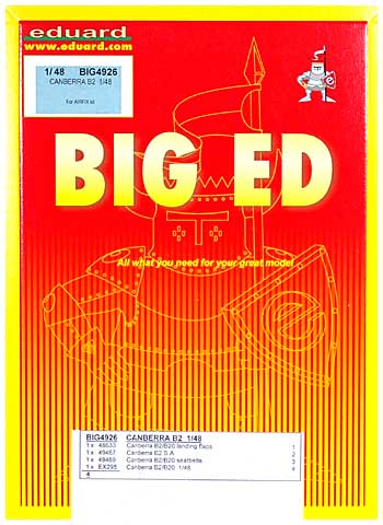 キャンベラ B2用 エッチングパーツセット (エアフィックス対応) エッチング (エデュアルド 1/48 ＢＩＧ ED （AIR） No.BIG-4926) 商品画像