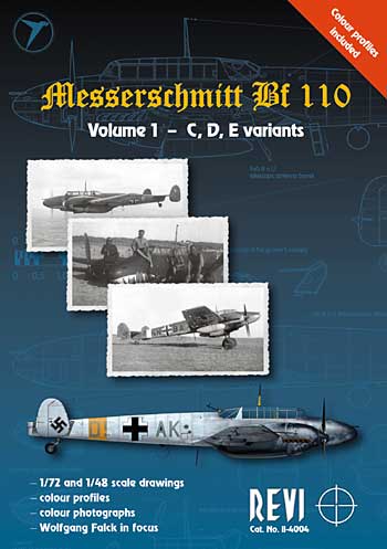 メッサーシュミット Bf110 Vol.1 C・D・E型 本 (REVI 書籍 No.4004) 商品画像