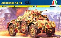 イタレリ 1/72 ミリタリーシリーズ WW2 イタリア軍 装甲車 アウトブリンダ AB 43