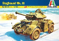 イタレリ 1/35 ミリタリーシリーズ スタッグハウンド Mk.3 装甲車 (メタル砲身・エッチングパーツ付き)