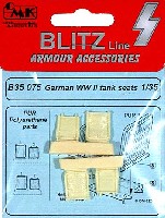 CMK BLITZ Line ARMOUR ACCESSORIES WW2 ドイツ戦車 運転手・無線手シート