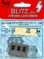 CMK BLITZ Line ARMOUR ACCESSORIES WW2 ドイツ戦車 車載無線機セット (Fu2 ＋ Fu5)