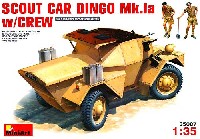 ミニアート 1/35 WW2 ミリタリーミニチュア ディンゴ イギリススカウトカー Mk.1a (フィギュア2体入)