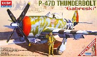 アカデミー 1/48 Scale Aircrafts P-47D サンダーボルト ガブレスキー