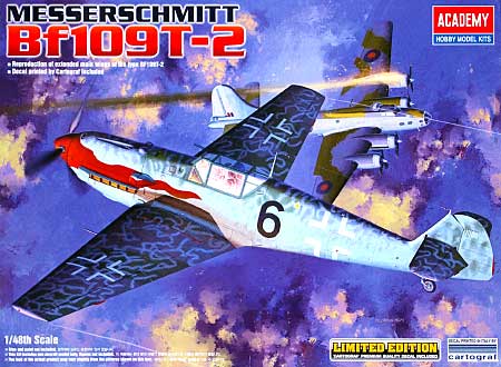 メッサーシュミット Bｆ109T-2 プラモデル (アカデミー 1/48 Scale Aircrafts No.12225) 商品画像