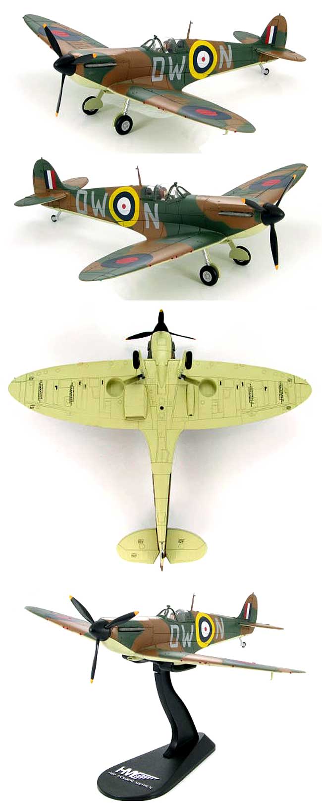 スピットファイア Mk.1 DW-N 完成品 (ホビーマスター 1/48 エアパワー シリーズ （レシプロ） No.HA7801) 商品画像_3