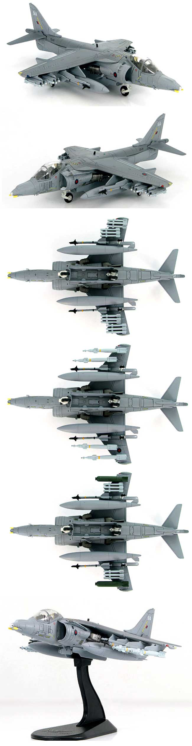 イギリス空軍 GR.9A ハリアー 2 アフガニスタン 2008 完成品 (ホビーマスター 1/72 エアパワー シリーズ （ジェット） No.HA2604) 商品画像_3