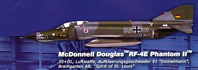 RF-4E ファントム 2 スピリット・オブ・セントルイス (35＋01) 完成品 (ホビーマスター 1/72 エアパワー シリーズ （ジェット） No.HA1953) 商品画像_1