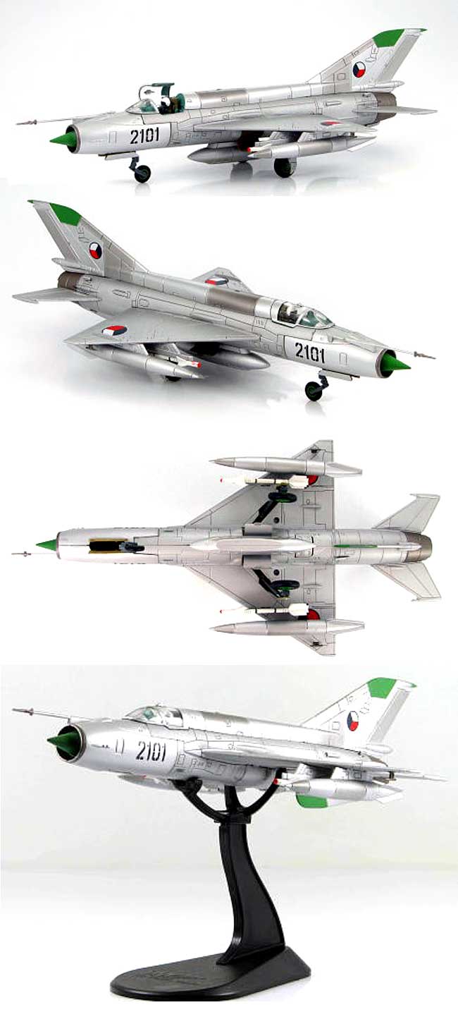MiG-21R チェコスロバキア空軍 2101 完成品 (ホビーマスター 1/72 エアパワー シリーズ （ジェット） No.HA0146) 商品画像_3