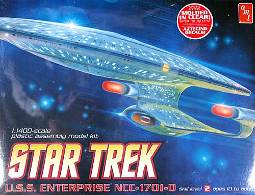 エンタープライズ NCC-1701D クリアーバージョン プラモデル (amt スタートレック（STAR TREK）シリーズ No.AMT656) 商品画像