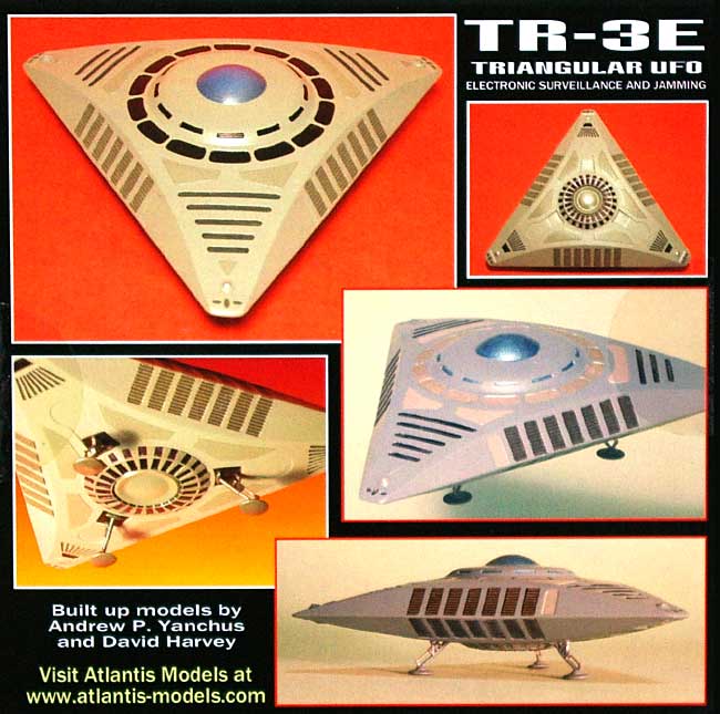 TR-3E トライアングル UFO プラモデル (アトランティス プラスチックモデルキット No.1002) 商品画像_1