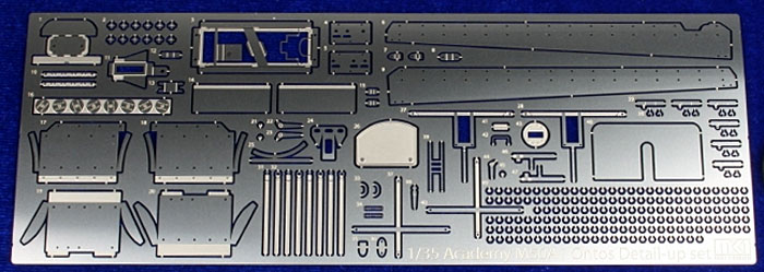 M50A1 オントス 自走無反動砲 用 ディテールアップパーツ エッチング (KA Models AFV用 エッチングパーツ No.KG30005) 商品画像_1