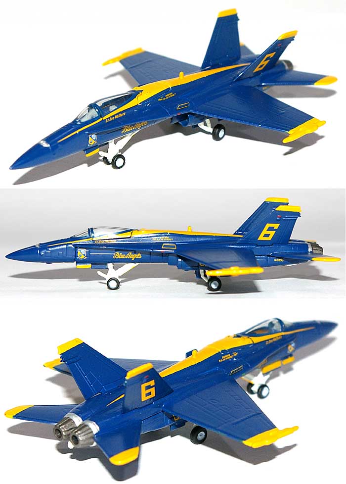 F/A-18 ホーネット アメリカ海軍 アクロバットチーム ブルーエンジェルス #6 完成品 (ヘルパ herpa Wings （ヘルパ ウイングス） No.553551) 商品画像_1