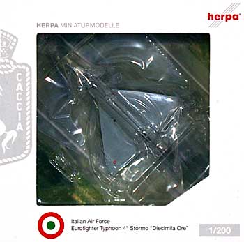 ユーロファイター タイフーン イタリア空軍　Diecimila Ore 10000飛行時間記念塗装 完成品 (ヘルパ herpa Wings （ヘルパ ウイングス） No.553704) 商品画像
