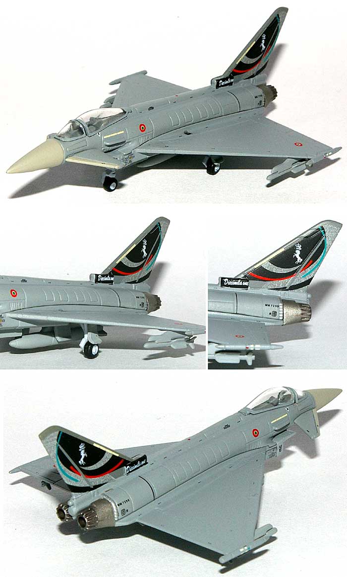 ユーロファイター タイフーン イタリア空軍　Diecimila Ore 10000飛行時間記念塗装 完成品 (ヘルパ herpa Wings （ヘルパ ウイングス） No.553704) 商品画像_1