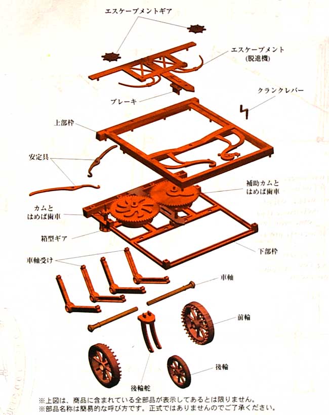 セルフ プロペラ カート (自走車) プラモデル (童友社 レオナルド・ダ・ヴィンチ シリーズ No.005) 商品画像_1