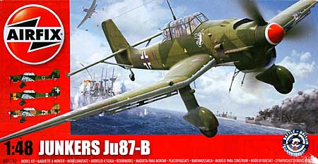 ユンカース Ju-87B スツーカ プラモデル (エアフィックス 1/48 ミリタリーエアクラフト No.05100) 商品画像