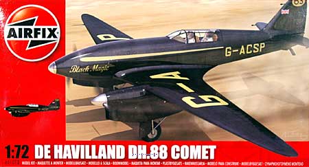 デ・ハビラント DH.88 コメット レーサー プラモデル (エアフィックス 1/72 ミリタリーエアクラフト No.A01013) 商品画像