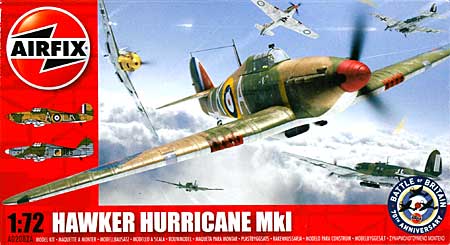 ホーカー ハリケーン Mk.1 プラモデル (エアフィックス 1/72 ミリタリーエアクラフト No.A02082A) 商品画像