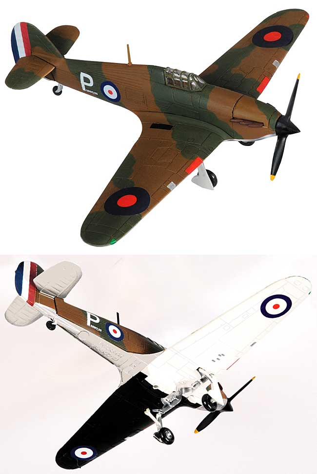 ホーカー ハリケーン Mk.1 イギリス空軍 第73航空隊 E.J. Cobber Kain Rouvres フランス 1940年春 完成品 (コーギー THE AVIATION ARCHIVE No.AA32019) 商品画像_3