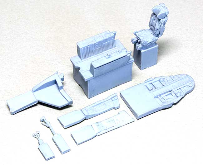 MiG-21MF フィッシュベット用 コクピットセット レジン (ウルフパック 1/48 航空機アクセサリー （WP） No.48094) 商品画像_1